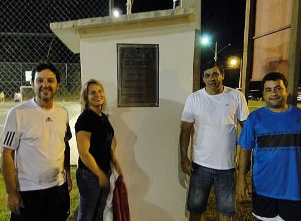 Vereador Tadeu participa da inauguração do complexo esportivo Balneário Oásis